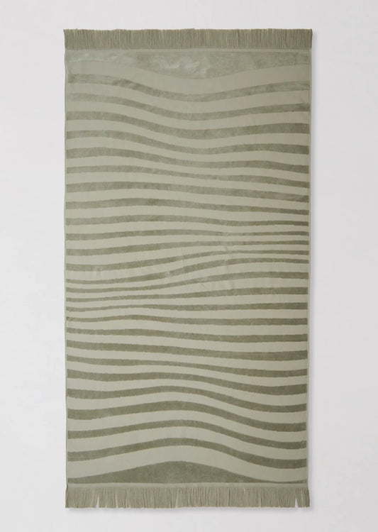 Ripple Beach Towel Sage