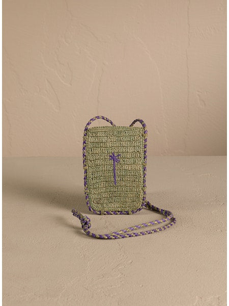 Phone Case Green Lavender Palm